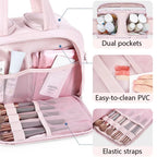 Large Capacity Cosmetic Bag Female Travel Wash Handbag Bathroom Partition Shower Makeup Pouch Waterproof Toiletries Organizer